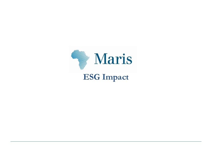 Maris Ltd ESG Slides (2023)
